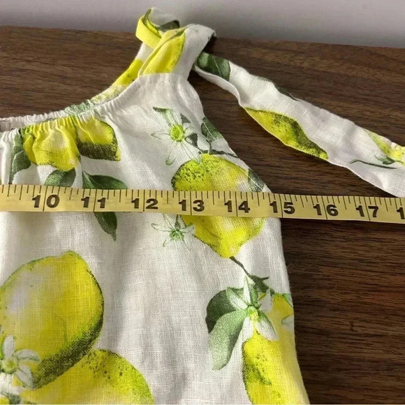 Lemon Print Sleeveless Top - Picture 8 of 10